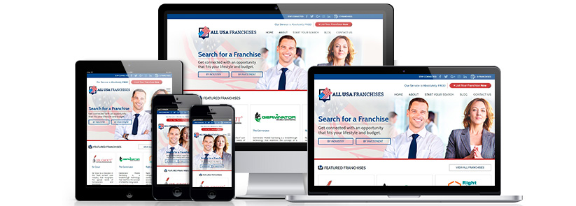 Picture of All USA Franchises, the First 100% FREE Online Directory for Franchise Companies in the United States