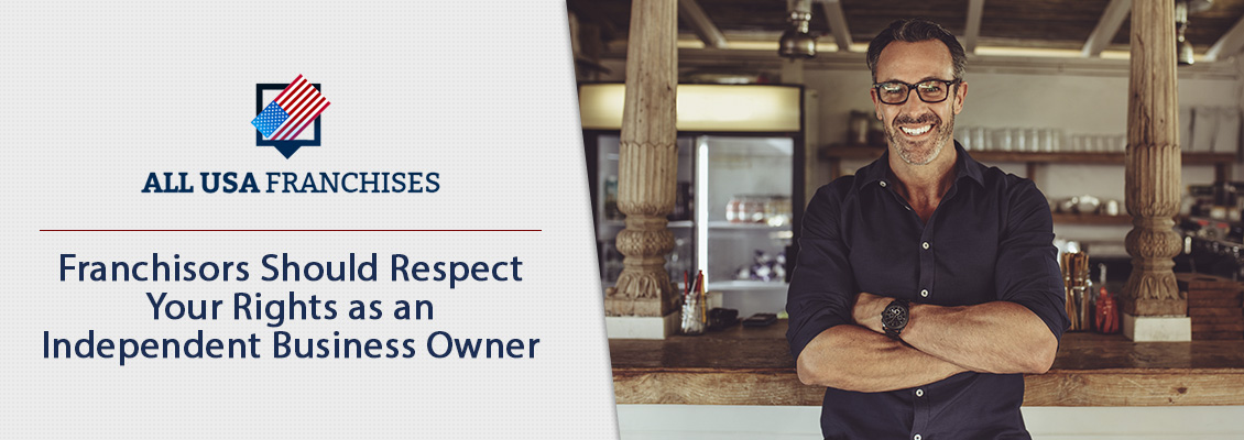 Franchisee Business Owner With Arms Cross Smiling Because His Rights Are Respected by His Franchisor