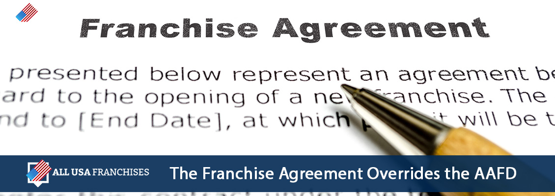 Franchise Agreement Document With Pen