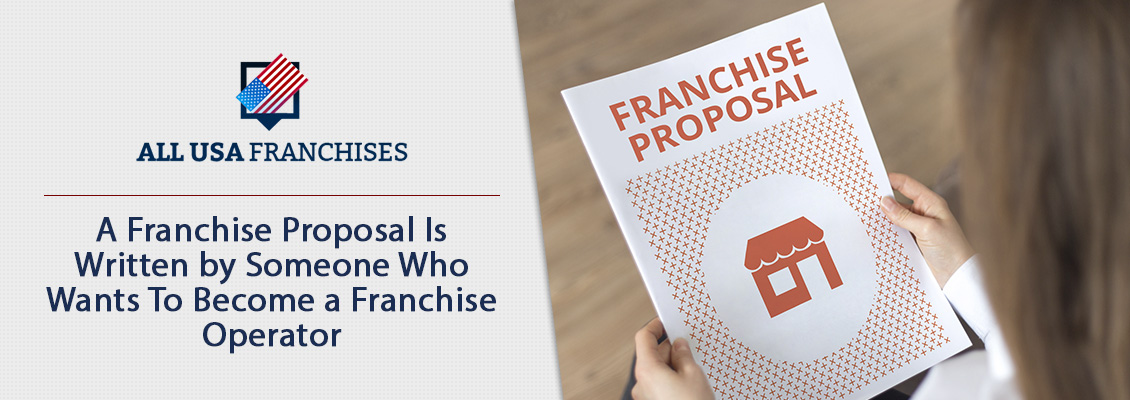 Paper File Titled Franchise Proposal in the Hands of a Potential Franchise Operator