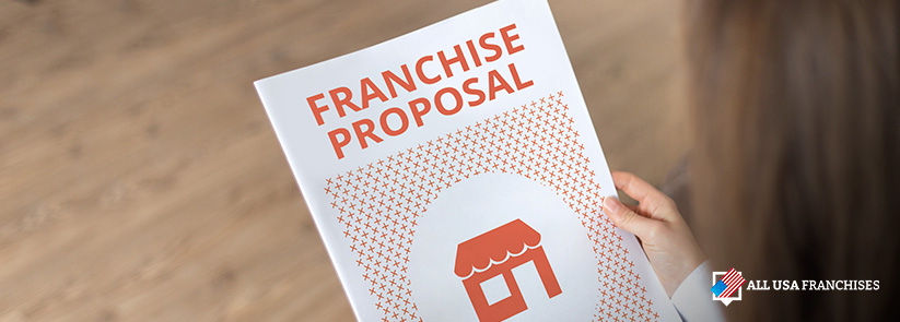 Paper File Titled Franchise Proposal in the Hands of a Potential Franchise Operator