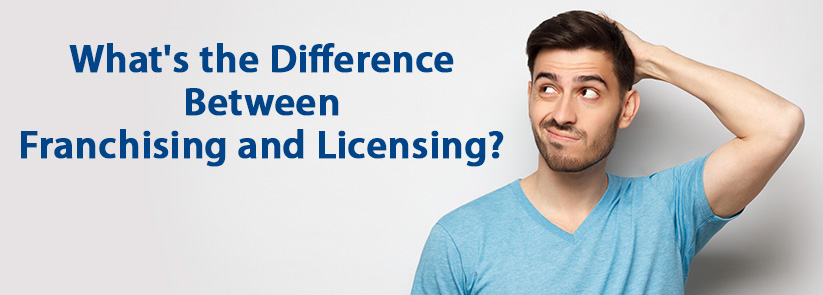 Person Looking Off to the Side Scratching Head Wondering What's the Difference Between Franchising and Licensing?