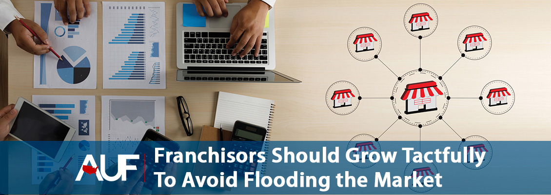 Desk With Charts As Franchisors Analyze Expansion Plans To Avoid Flooding the Market