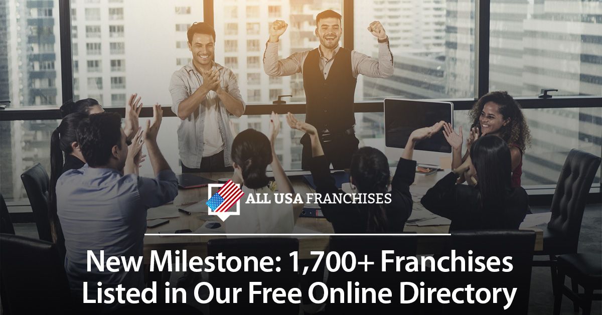New Milestone: 1,700+ Franchises Listed in Our Free Online Directory