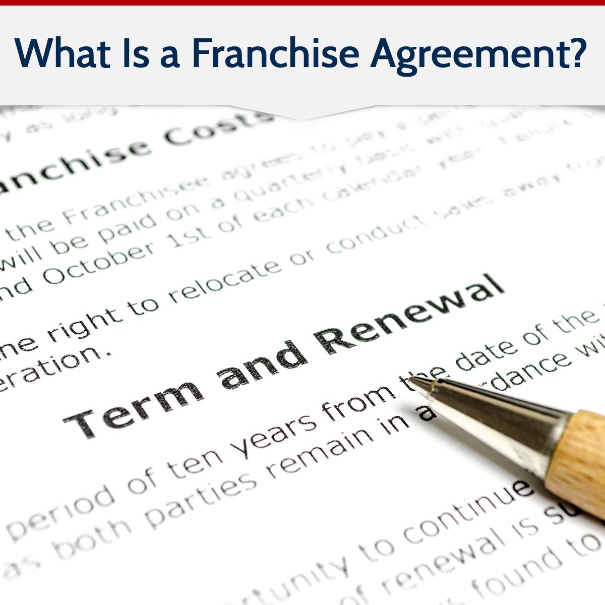 What Is a Franchise Agreement?
